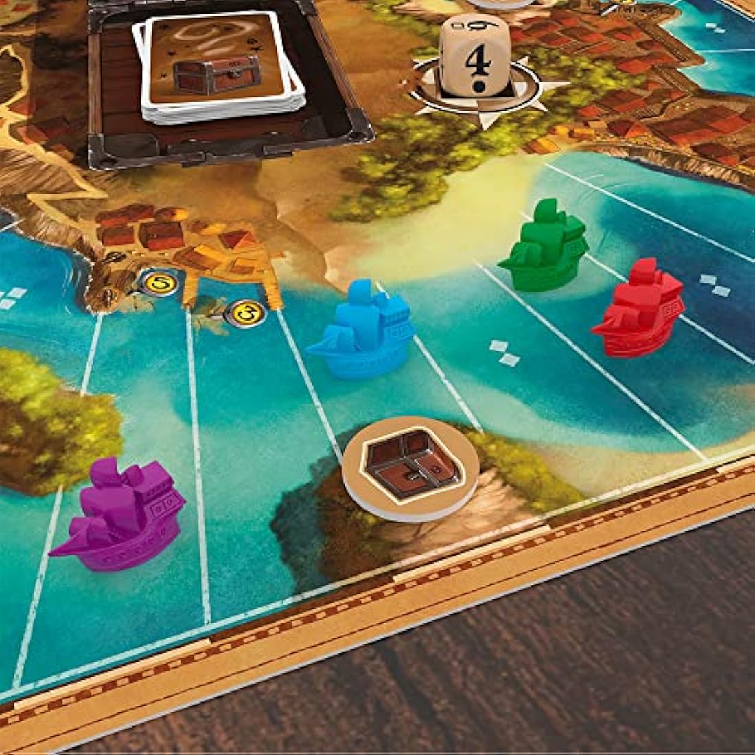 Asmodee Jamaica 2nd Edition Board Game | Pirate Strategy Family Game