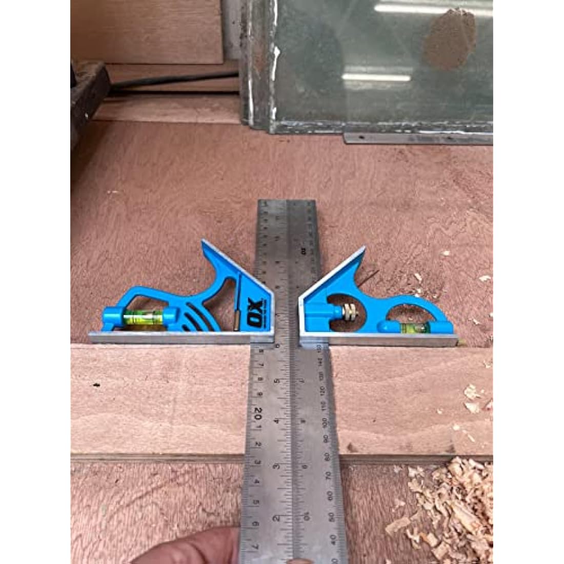 OX Pro Magnetic Combination Square 300mm / 12in - Precision Steel Tool