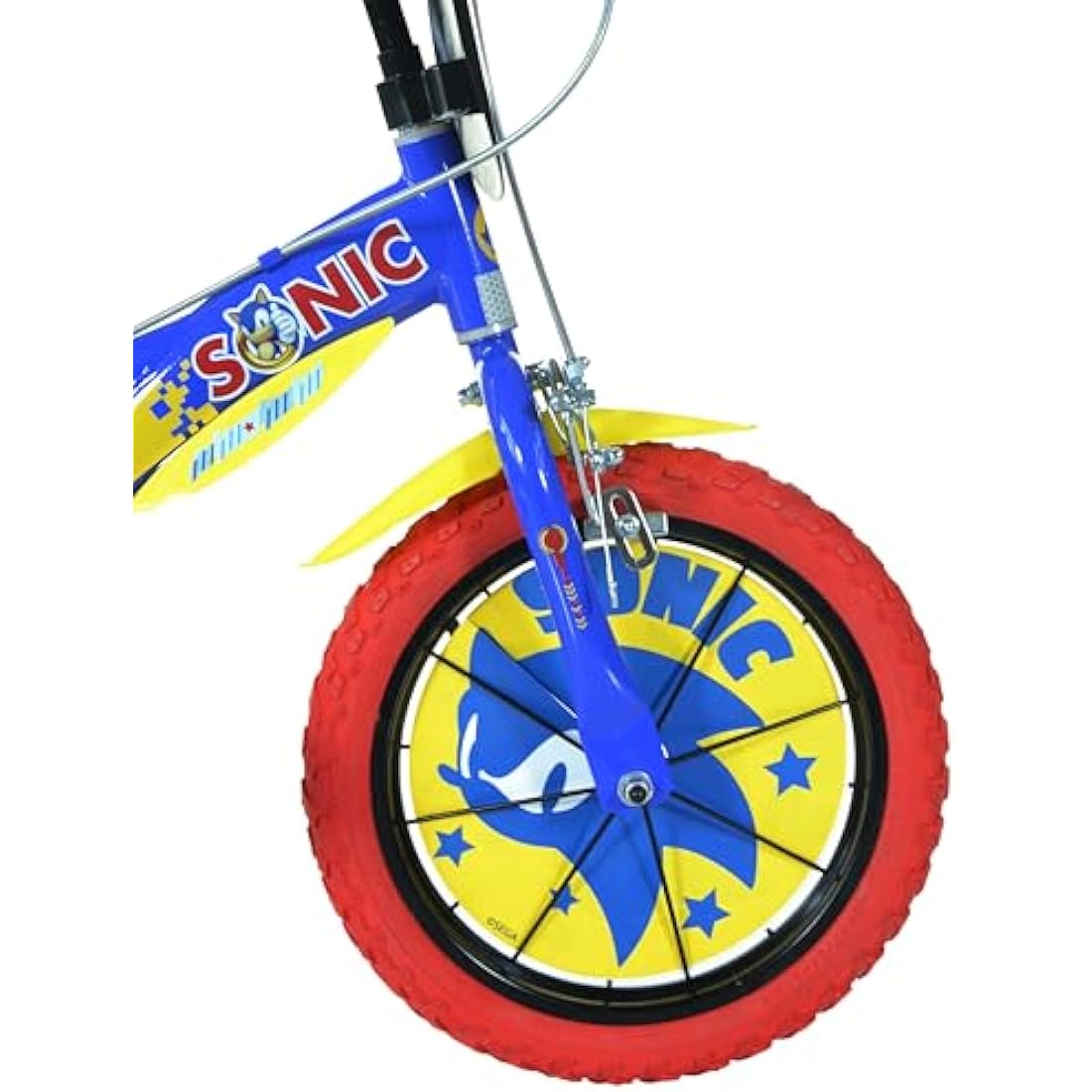 Sonic The Hedgehog 14 Inch Kids Bike with Training Wheels – Blue