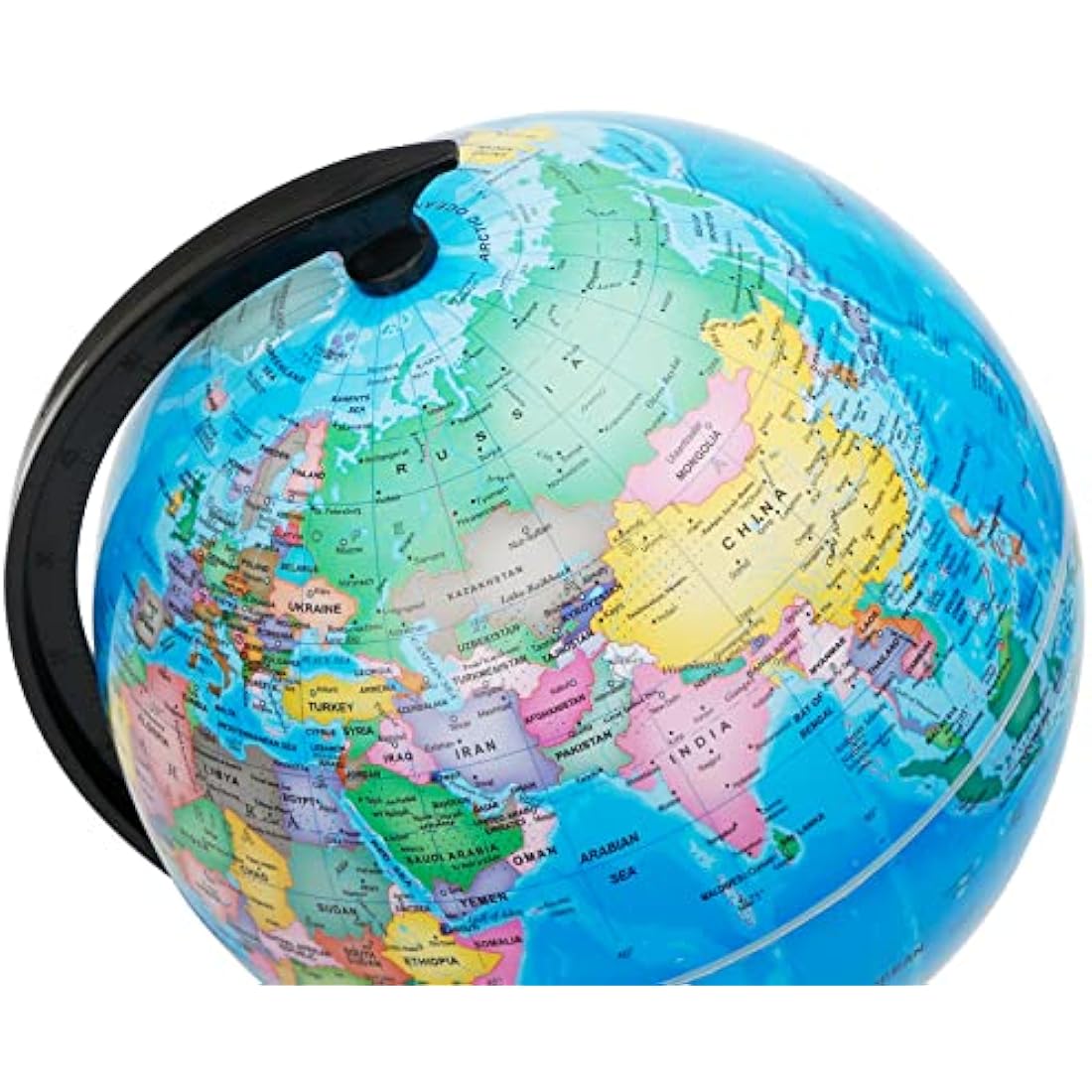 Exerz 20cm World Globe – DIY Educational Political Map for Kids & Desk