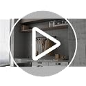 OROPY Industrial Pipe Clothes Bar Rack | Set of 2 Wall Mounted Rails
