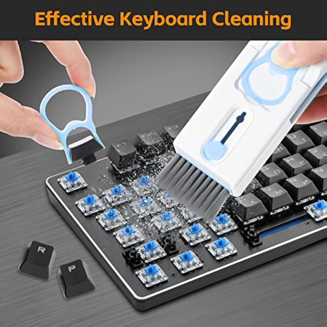 Alyvisun 11-in-1 Laptop Cleaning Kit | Keyboard Cleaner Brush - Blue