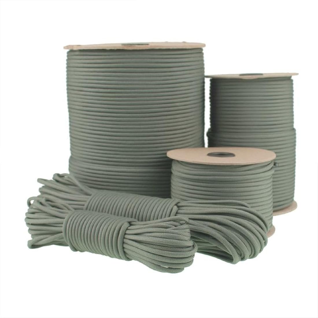 ABIO Paracord 275 Nylon Rope | 2.2mm 100m Survival Cord for Camping - Grey