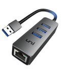 USB 3.0 Hub with 1Gbps Ethernet Adapter | RJ45 LAN Port