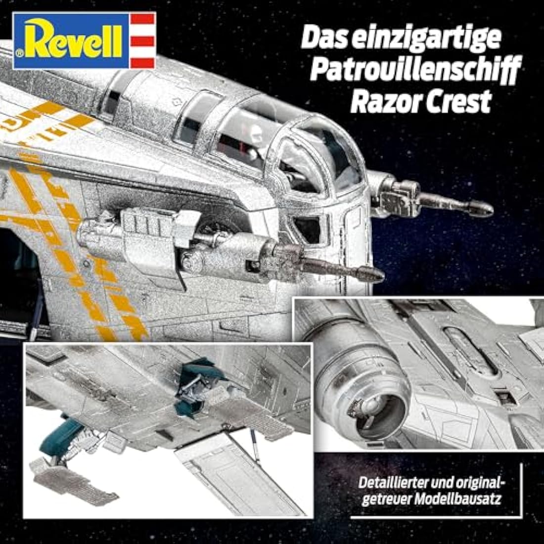 Revell Star Wars Mandalorian Razor Crest 1:72 Scale Model Kit