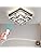 CXGLEAMING 11.8" Dimmable Modern Crystal LED Flush Mount Ceiling Light