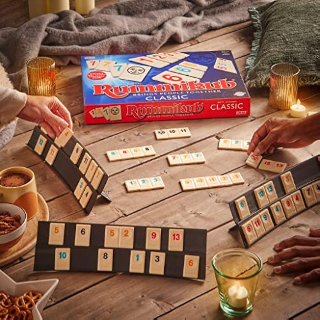 Rummikub Classic Strategy Tile Game by Ideal – 2-4 Players, Ages 8+
