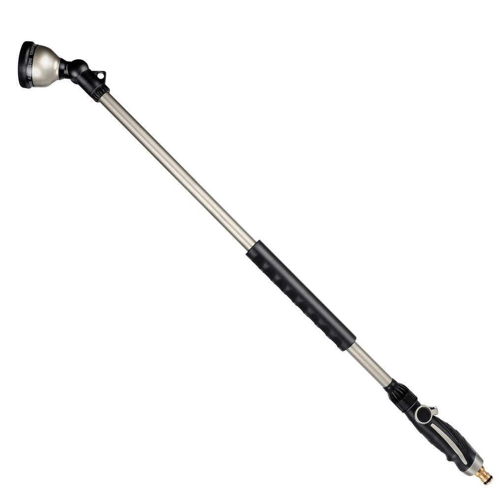 Restmo 94cm Heavy Duty Metal Watering Lance | 10 Pattern Garden Hose Wand