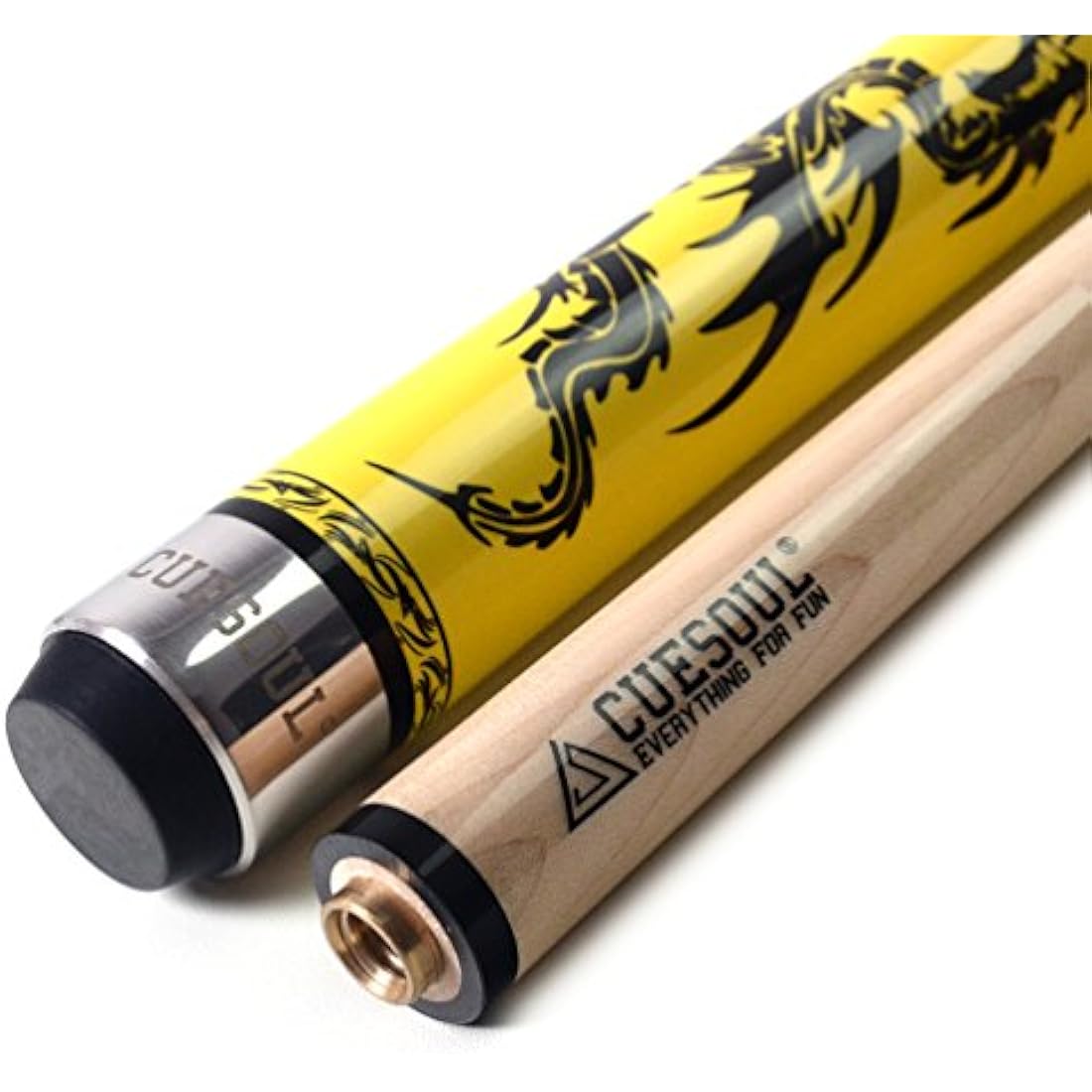 CUESOUL 58" 19oz Canadian Maple Pool Cue Stick | Quick-Release Joint