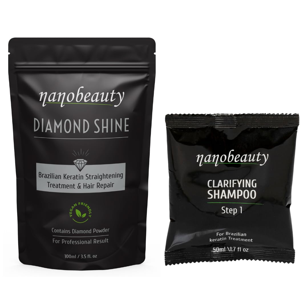 Nanobeauty Brazilian Keratin Hair Treatment Kit | Vegan Argan Oil 150ml