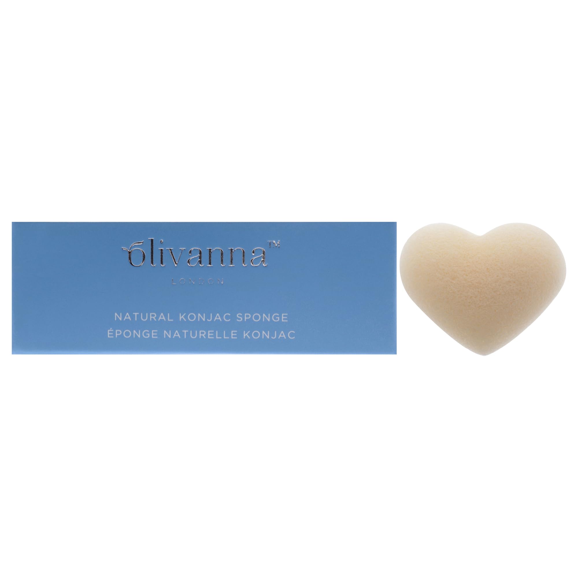 Olivanna Natural Konjac Sponge – Gentle Exfoliating Facial Cleanser