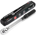 UYECOVE 1/2" Click Torque Wrench, 40-220NM Dual-Direction with Case