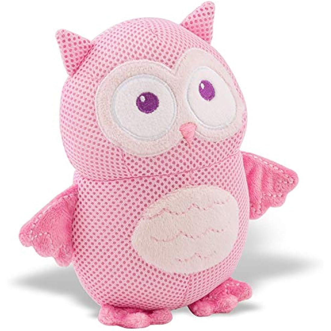 BreathableBaby Owl Soft Toy – Hypoallergenic Breathable Plush Rattle
