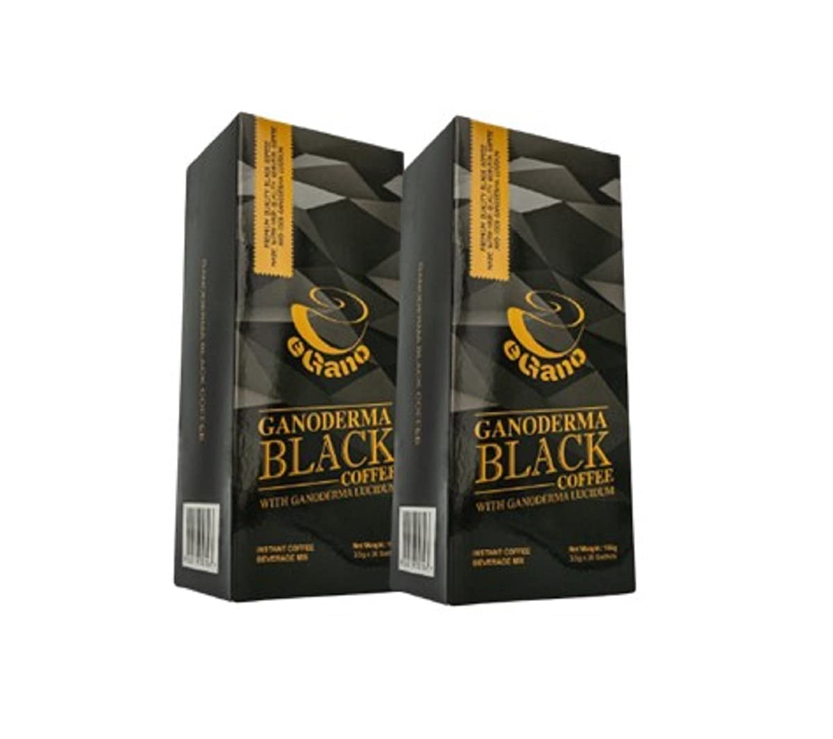 eGano Premium Ganoderma Black Coffee - Instant Mushroom Coffee (2 Boxes)