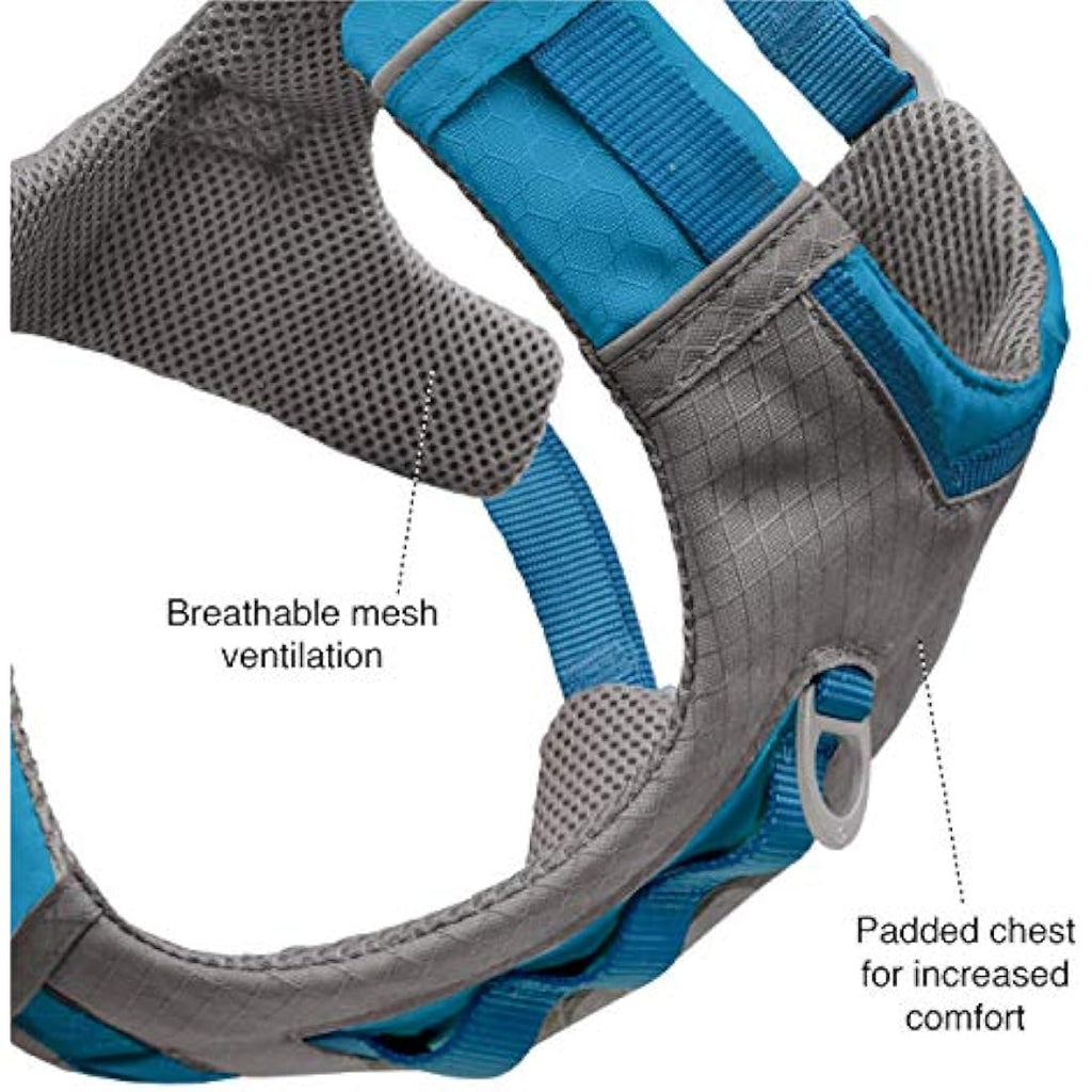 Kurgo Journey Air Dog Harness | Reflective No-Pull Hiking Vest, Coral, Small