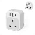 TESSAN South Africa Plug Adapter | Type M Travel Adaptor with USB C