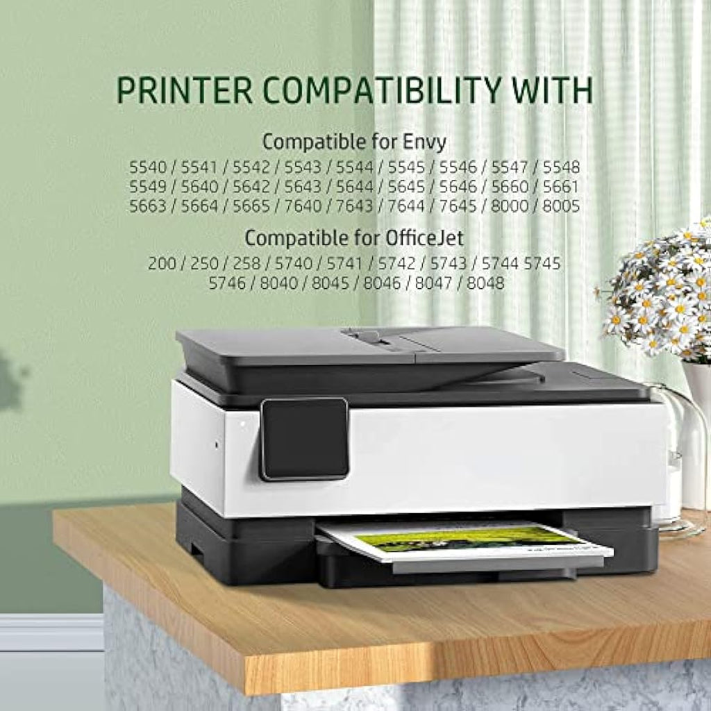 Coloran 62XL Ink Cartridges for HP Envy & OfficeJet Printers, 2-Pack