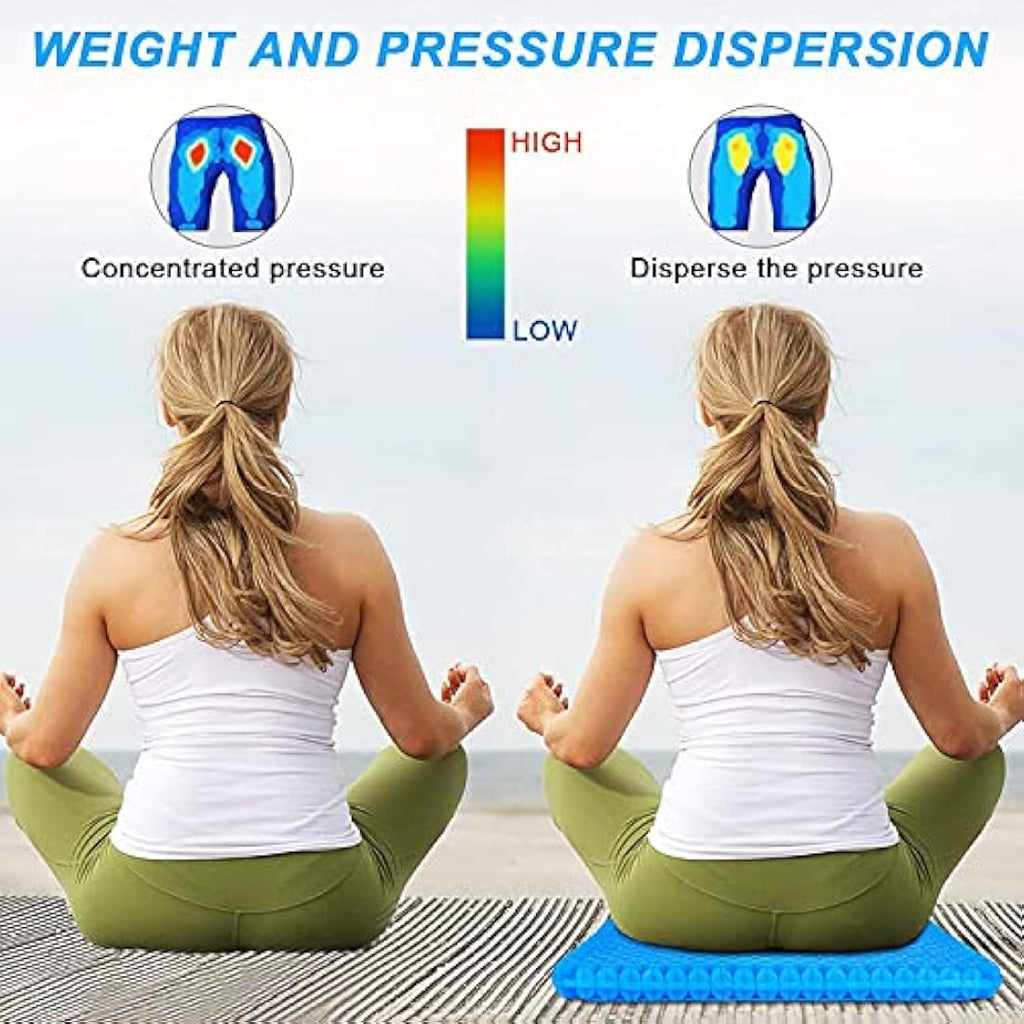 Large Gel Seat Cushion – Double Thick Honeycomb Design