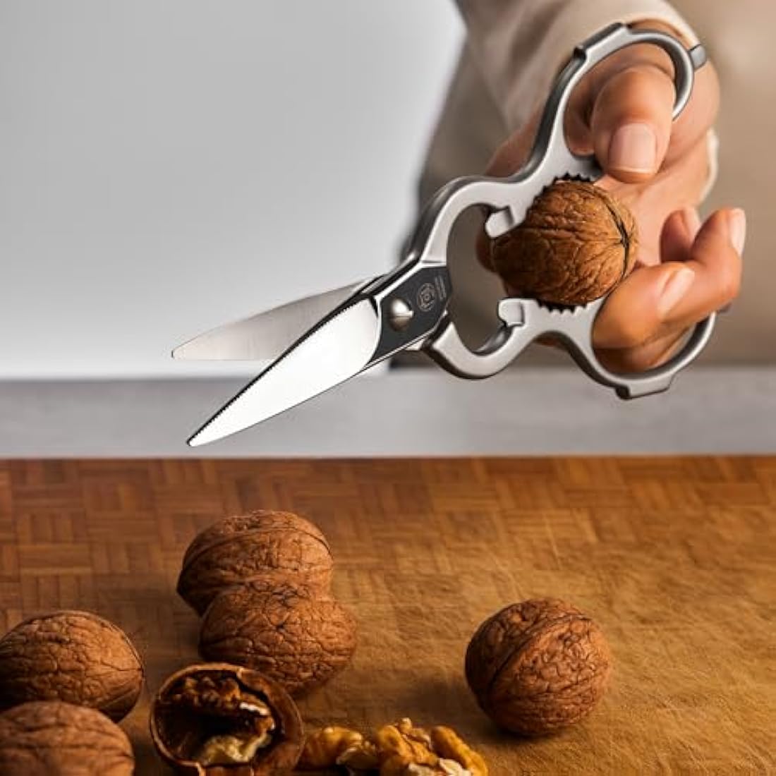 NTS-Solingen Professional Kitchen Scissors | Forged Stainless Steel