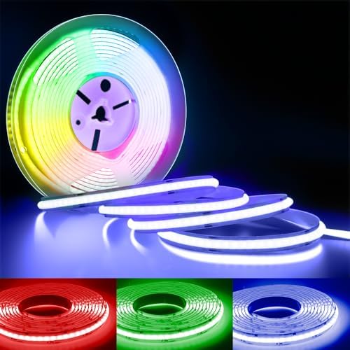 Arotelicht 5m RGB COB LED Strip Light – 12V High Density 810 LEDs/m