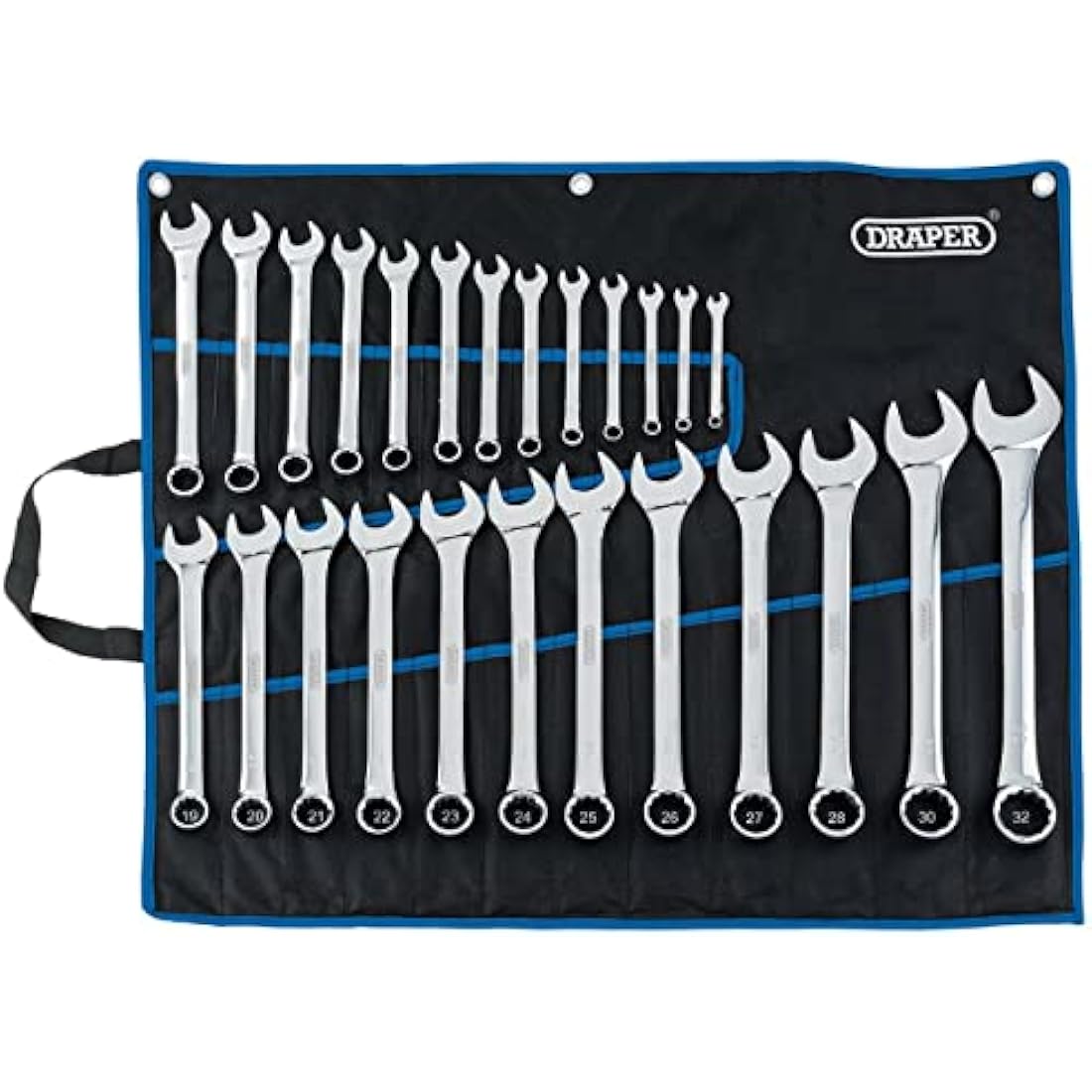 Draper HI-TORQ 25 Piece Metric Spanner Set | 6-32mm Chrome Vanadium