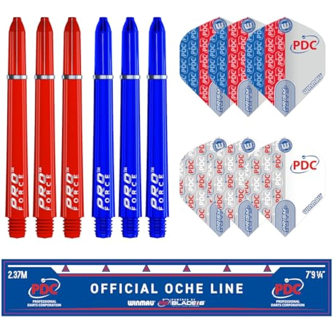 Winmau Blade 6 Dartboard Surround Set | Professional Steel Tip Darts