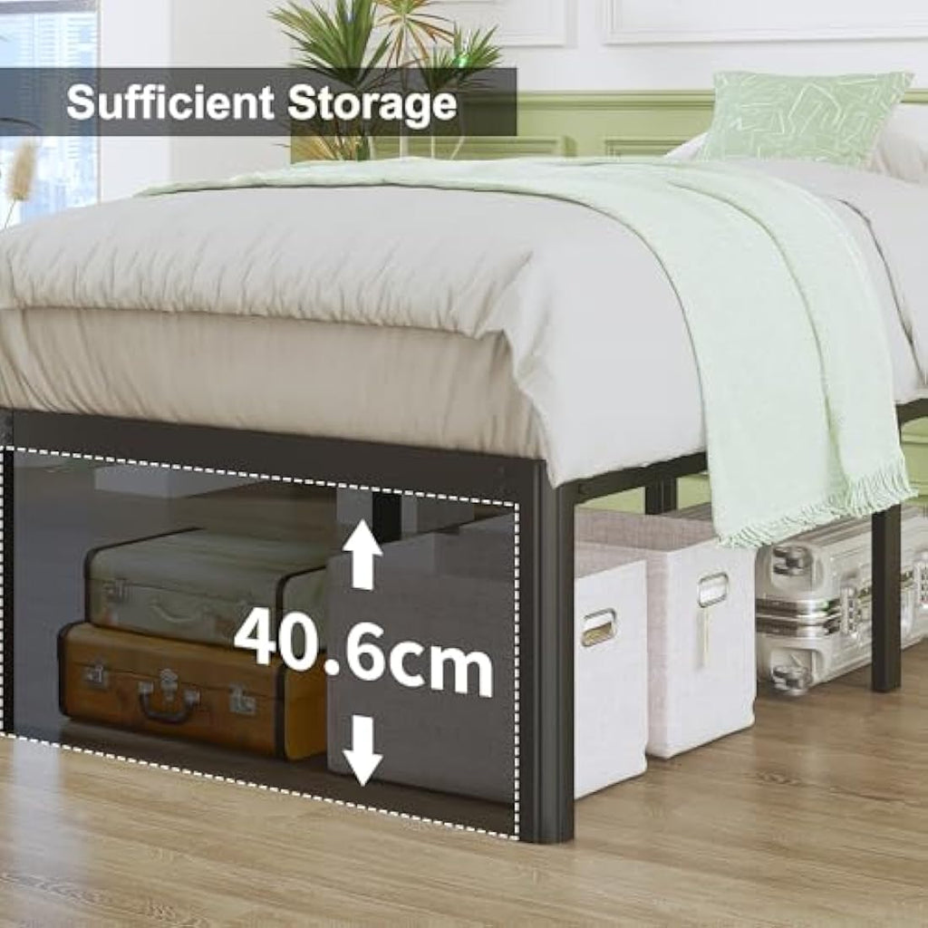 4ft Small Double Metal Bed Frame – Heavy Duty & Noise Free