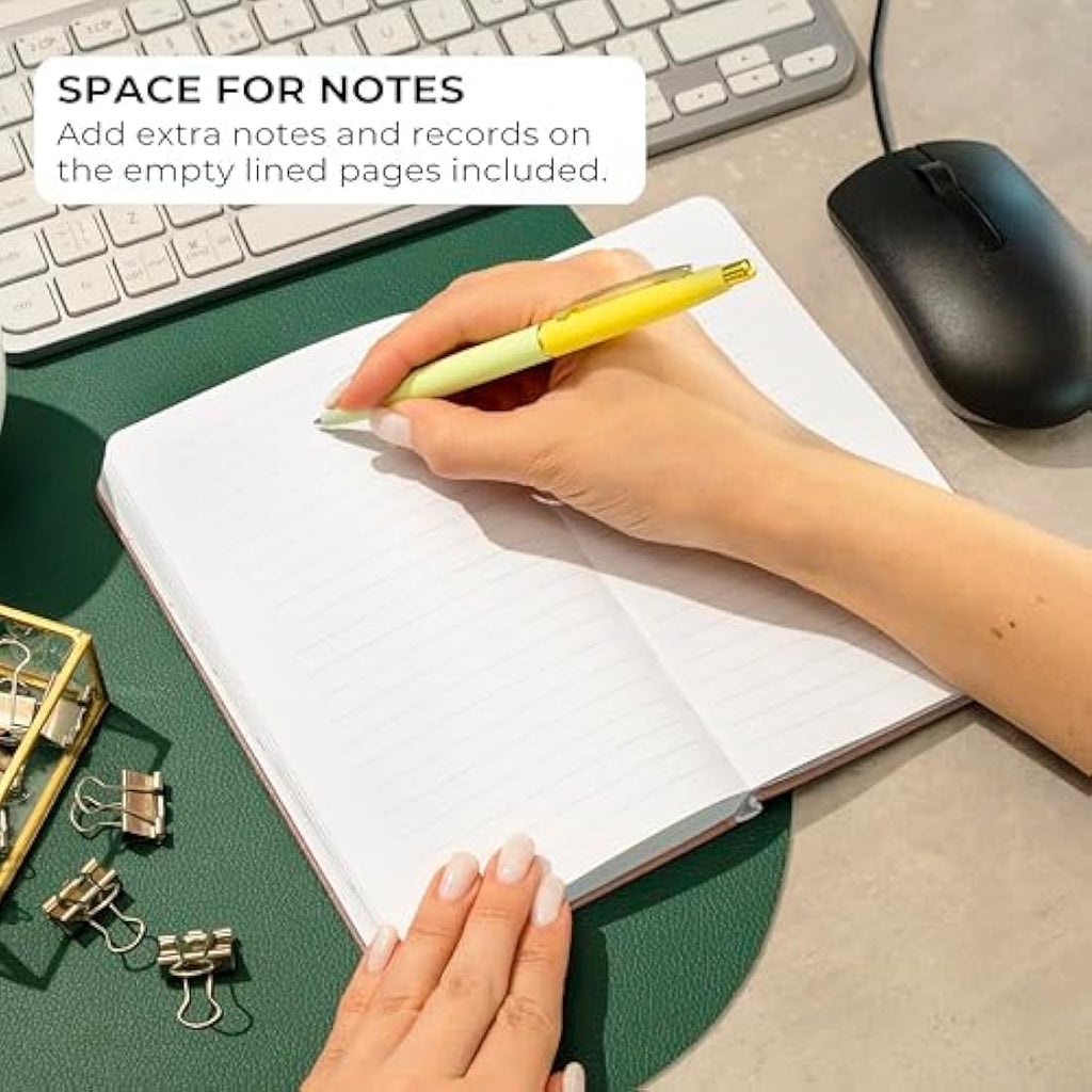 Clever Fox Password Book 2nd Edition – Rose Gold Login Organizer