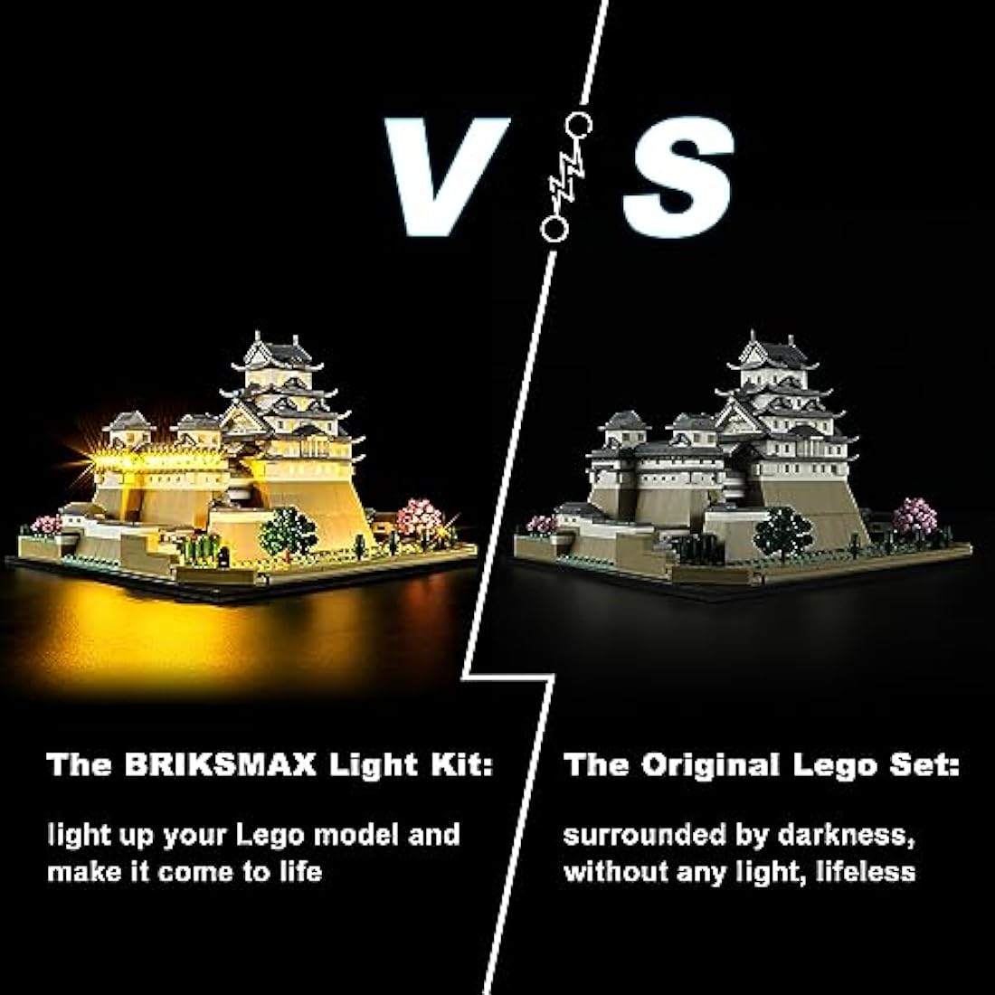 Briksmax LED Lighting Kit for LEGO Himeji Castle 21060 Architecture