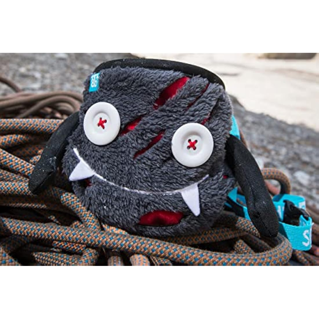 8BPLUS Monster Chalk Bag for Rock Climbing and Bouldering – Faux Fur