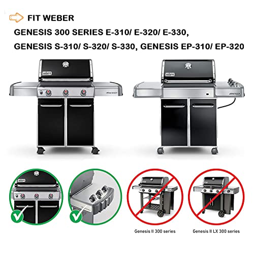 Vnierxful Cast Iron Cooking Grates for Weber Genesis E/S/EP 300 Series