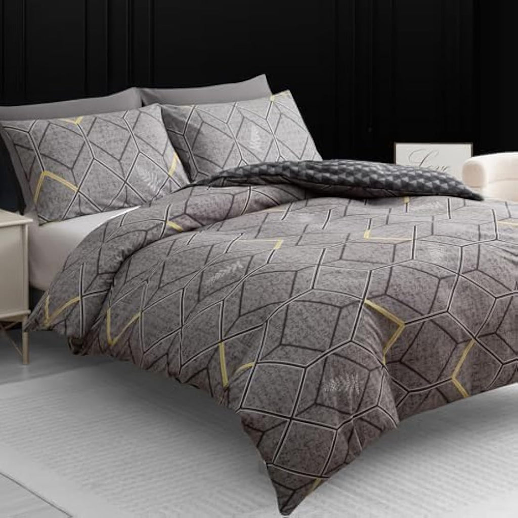 Lazzaro Double Duvet Set – Brushed Microfiber Bedding