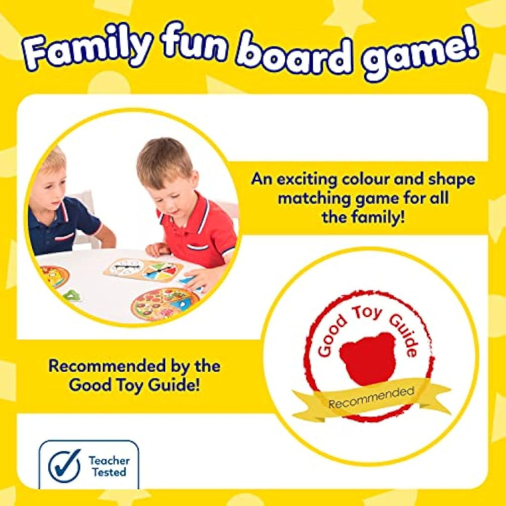 Orchard Toys Pizza Pizza! Game - Shape and Colour Matching Board Game