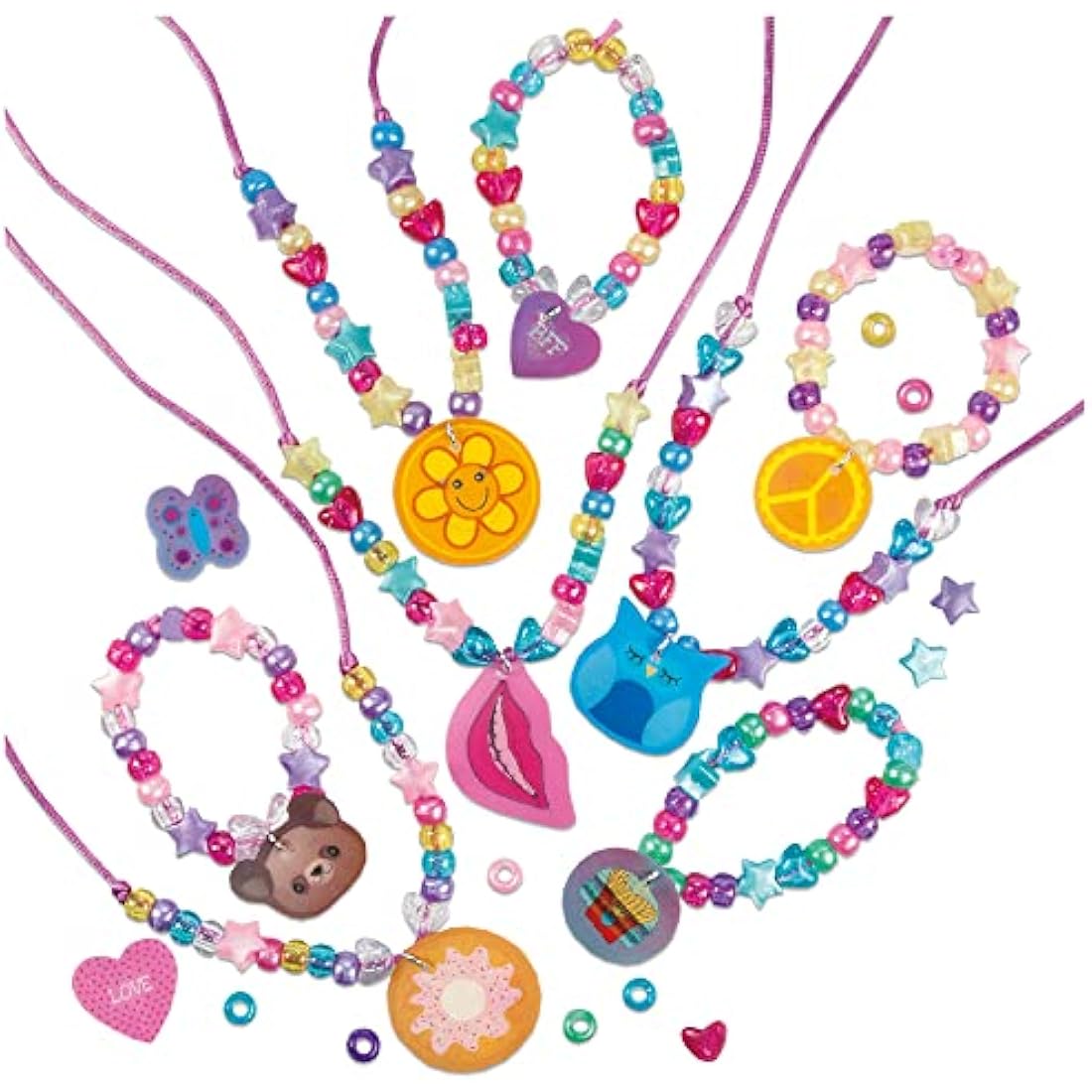 Galt Toys Flip Jewellery Craft Kit for Kids - DIY Jewelry Making Set
