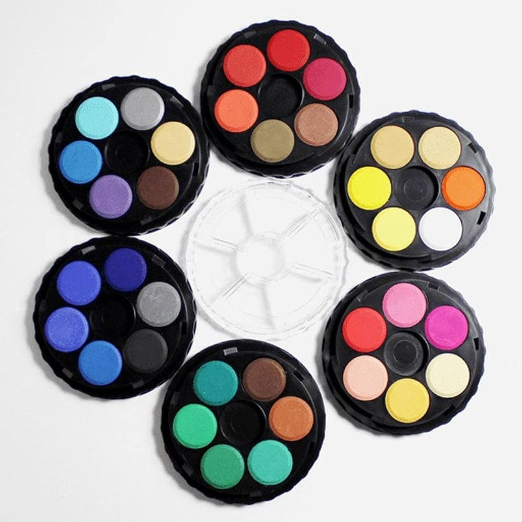 KOH-I-NOOR Round Water Colour Paint Set – 36 Vibrant Artist Pans
