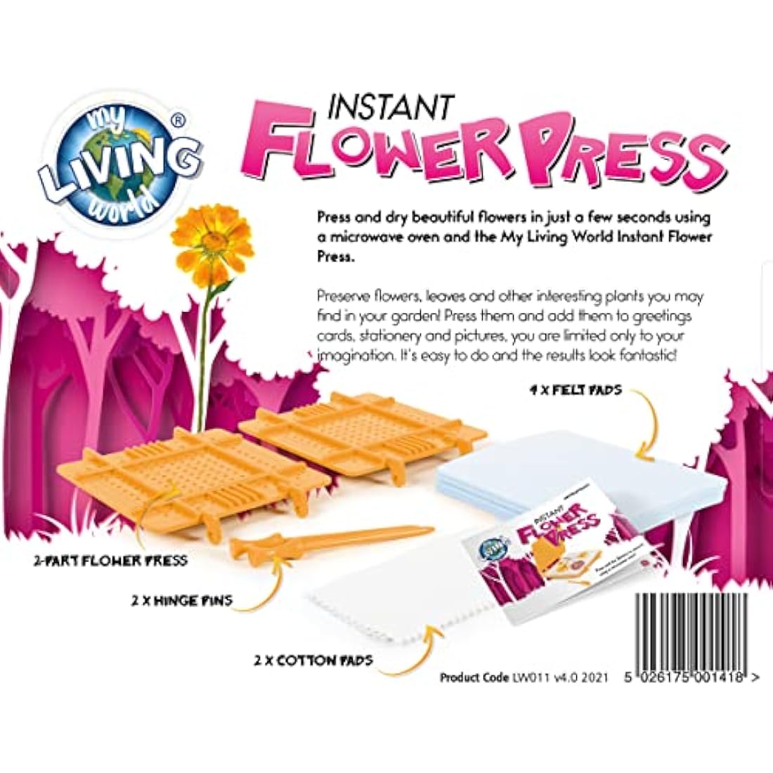 My Living World Flower Press Kit – Creative Nature Arts and Crafts