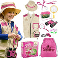 Kids Explorer Kit – 21pc Outdoor Safari Costume & STEM Set