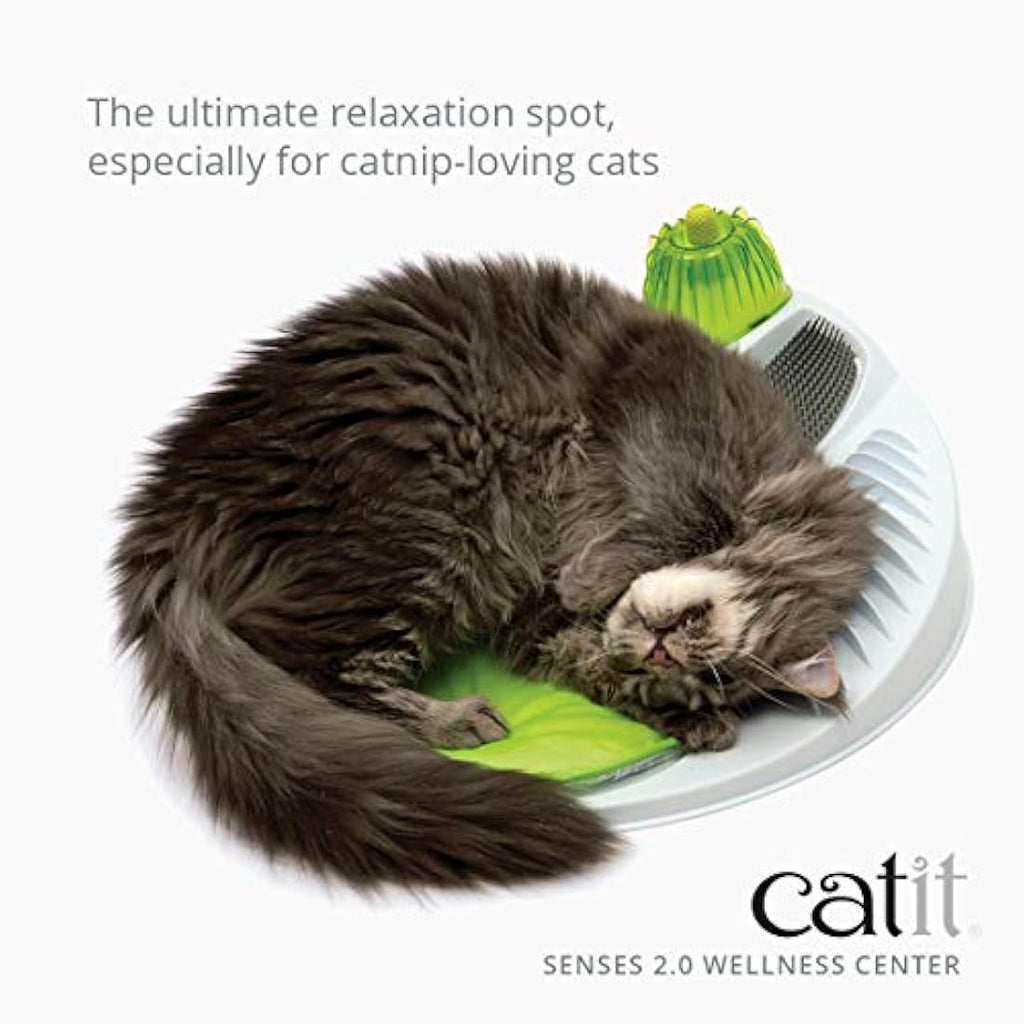 Catit Senses Wellness Centre – Cat Massager with Catnip & Gum Stimulator