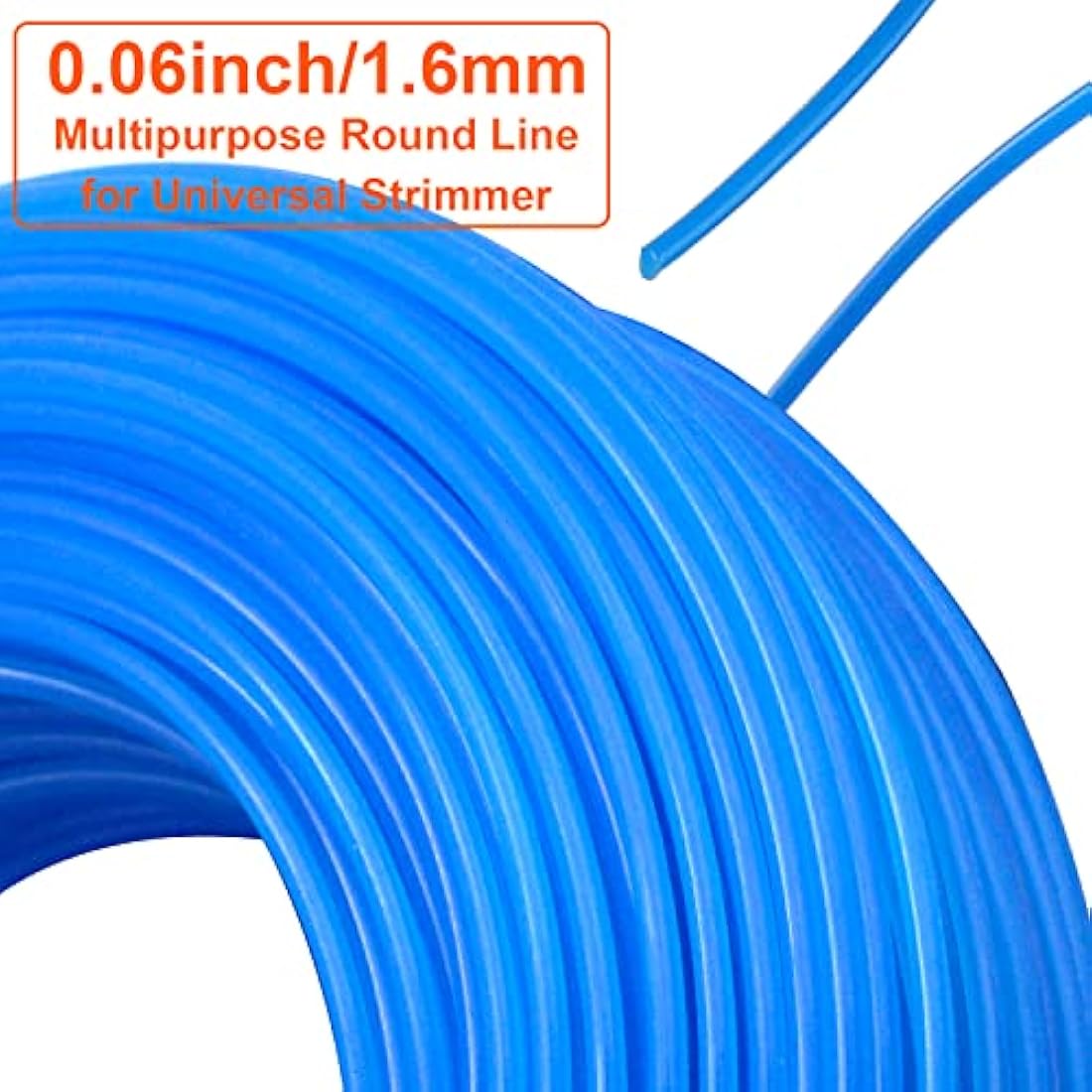 Grass Strimmer Line – 1.6mm x 100m Blue Nylon Trimmer String