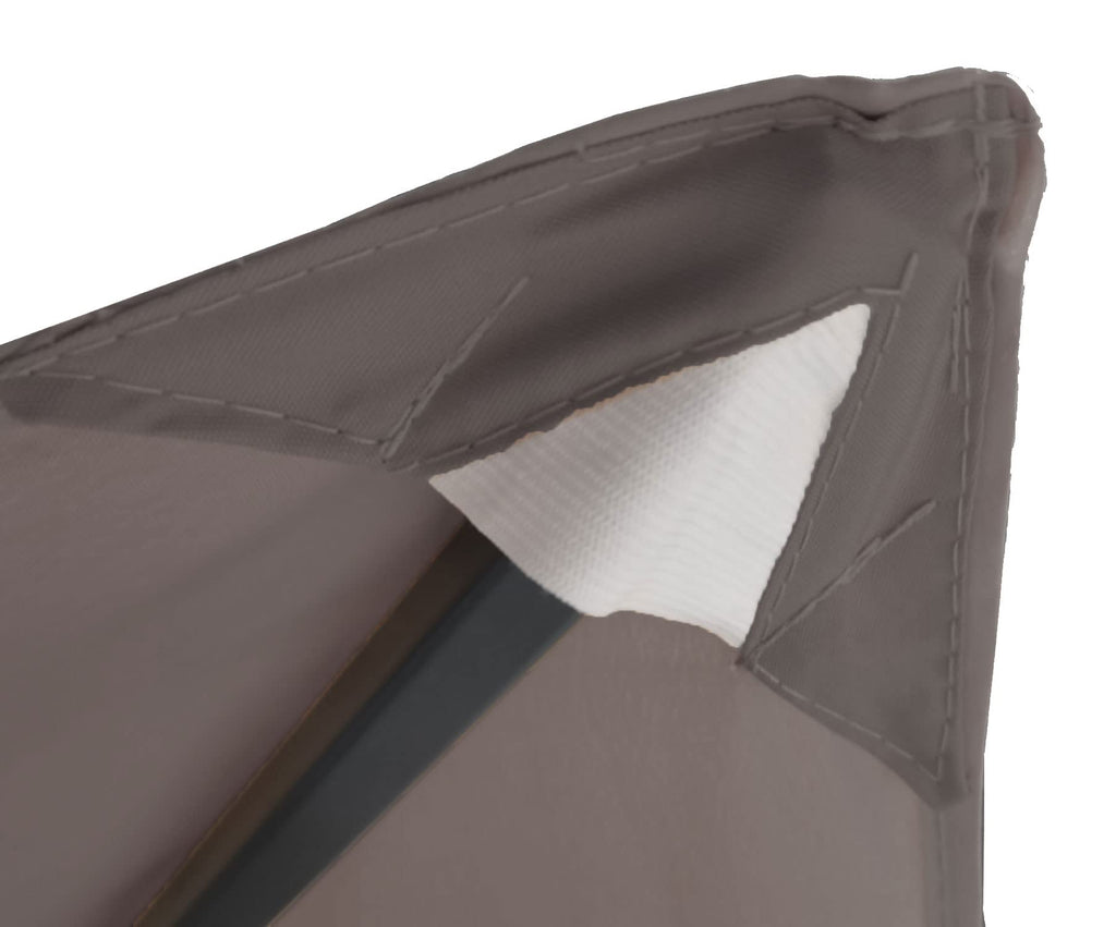 3x3m Gazebo Replacement Roof - Water-Repellent Taupe