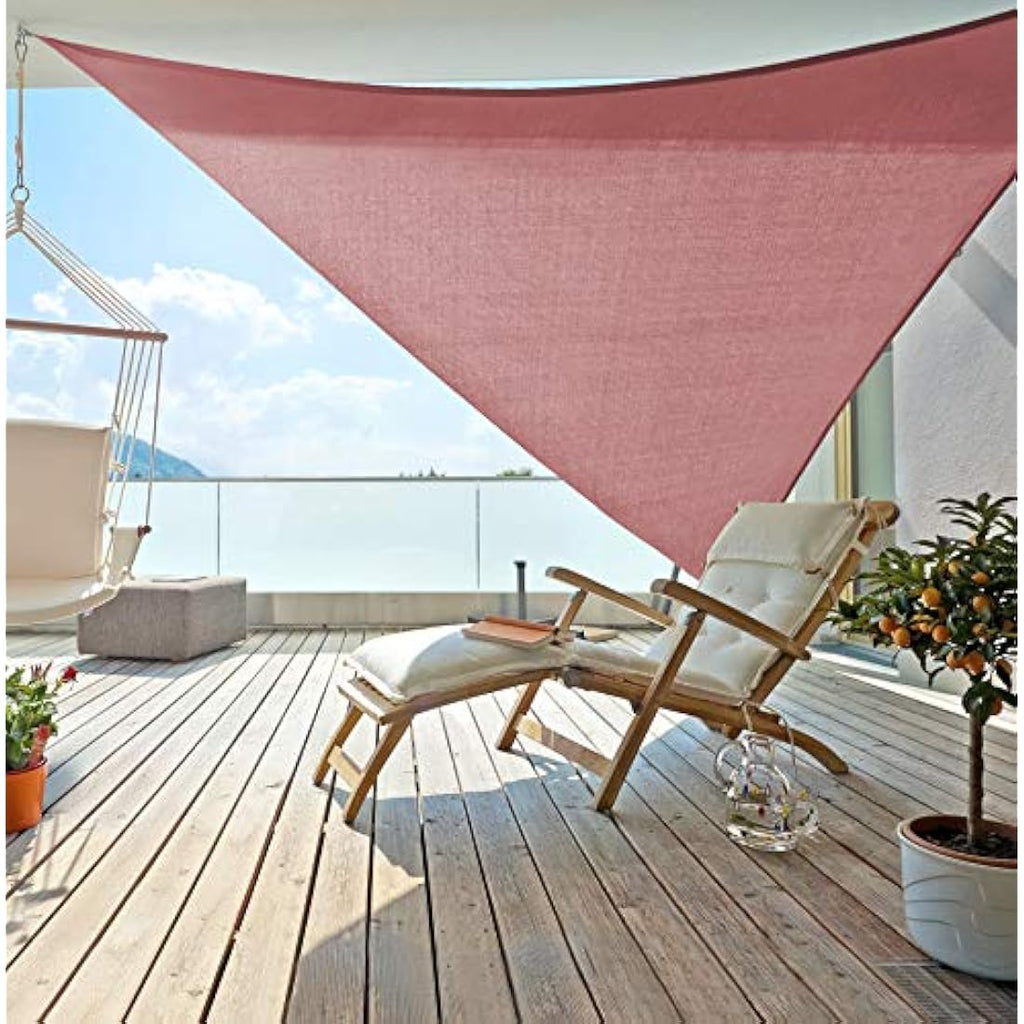 Windhager Sunsail Adria Triangle Terracotta - UV Protection - 5x5m