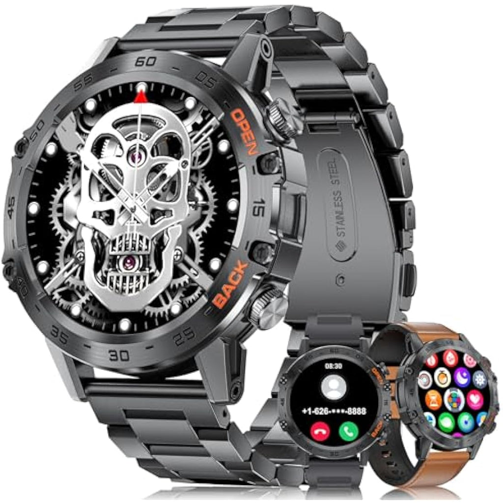FEELNEVER Military Smart Watch for Men | 1.39" HD Screen & Bluetooth Call