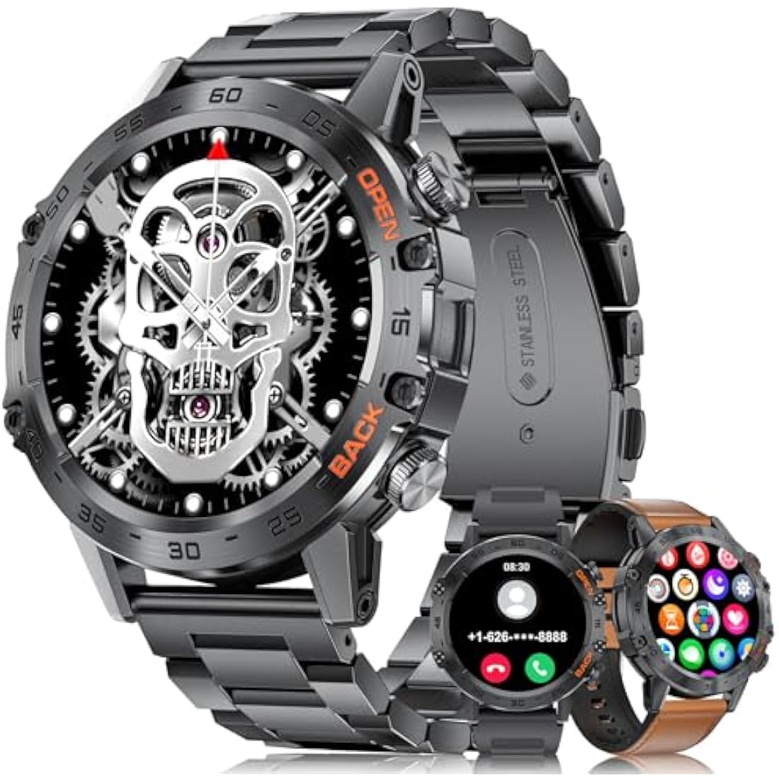 FEELNEVER Military Smart Watch for Men | 1.39" HD Screen & Bluetooth Call