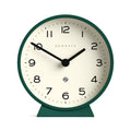 Newgate M Mantel Silent Sweep Clock | Minimalist Desk Clock - Eden Green