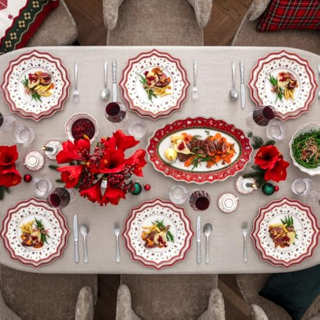 Villeroy & Boch Toy's Delight Red Ceramic Bread and Butter Plate