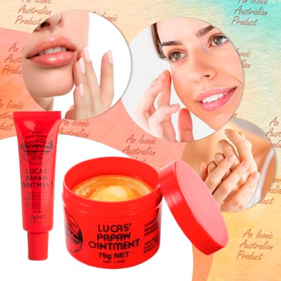 Lucas Pawpaw Ointment Gift Pack – 75g Tub and 15g Lip Balm Tube