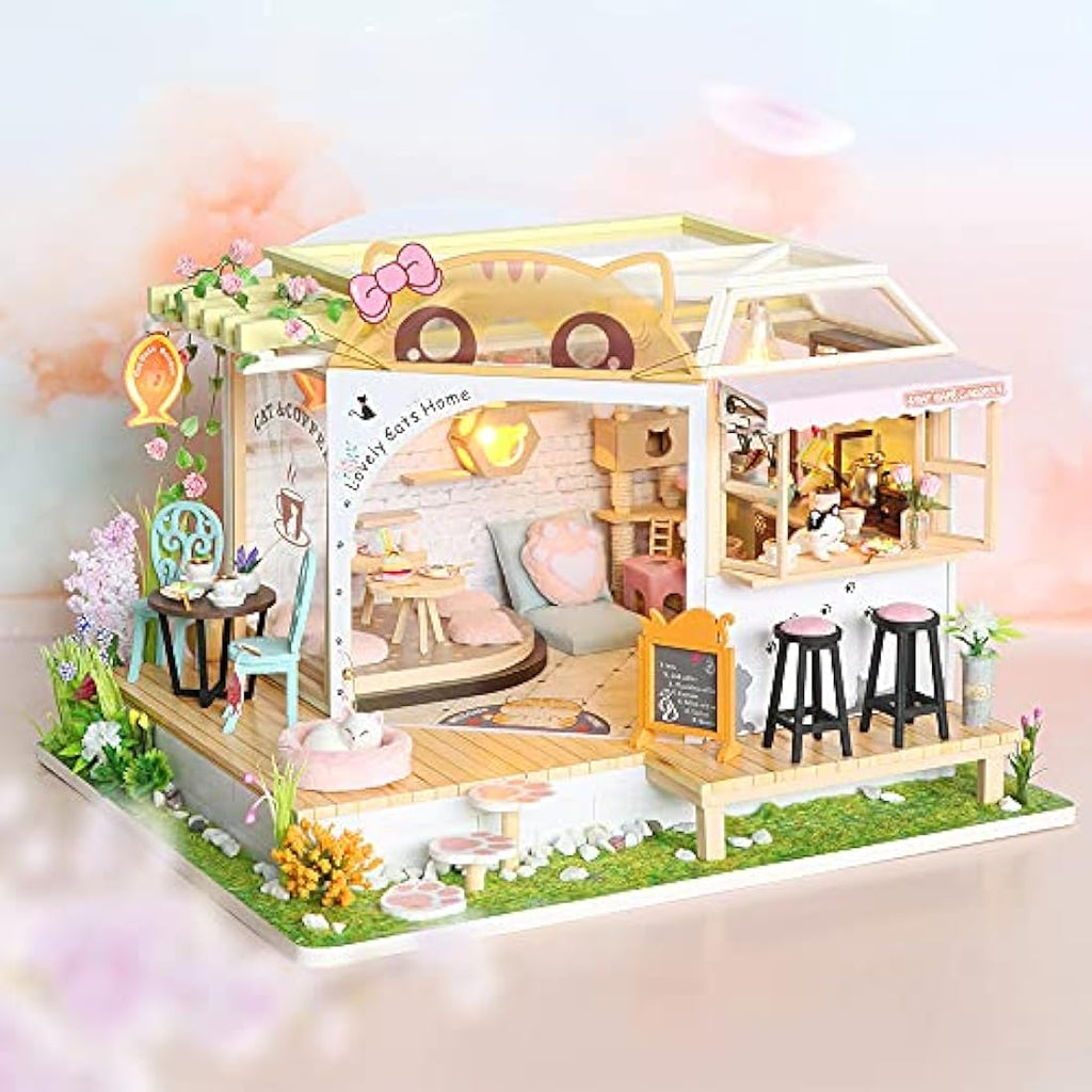 CUTEBEE DIY Miniature Dollhouse Kit | 1:24 Wooden Creative Room M2111