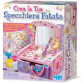 4M Paint Your Own Fairy Mirror Chest – Kids DIY Craft Kit in Pink