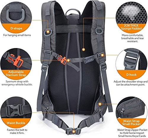 G4Free 45L Hiking Backpack – Waterproof Trekking & Camping Rucksack