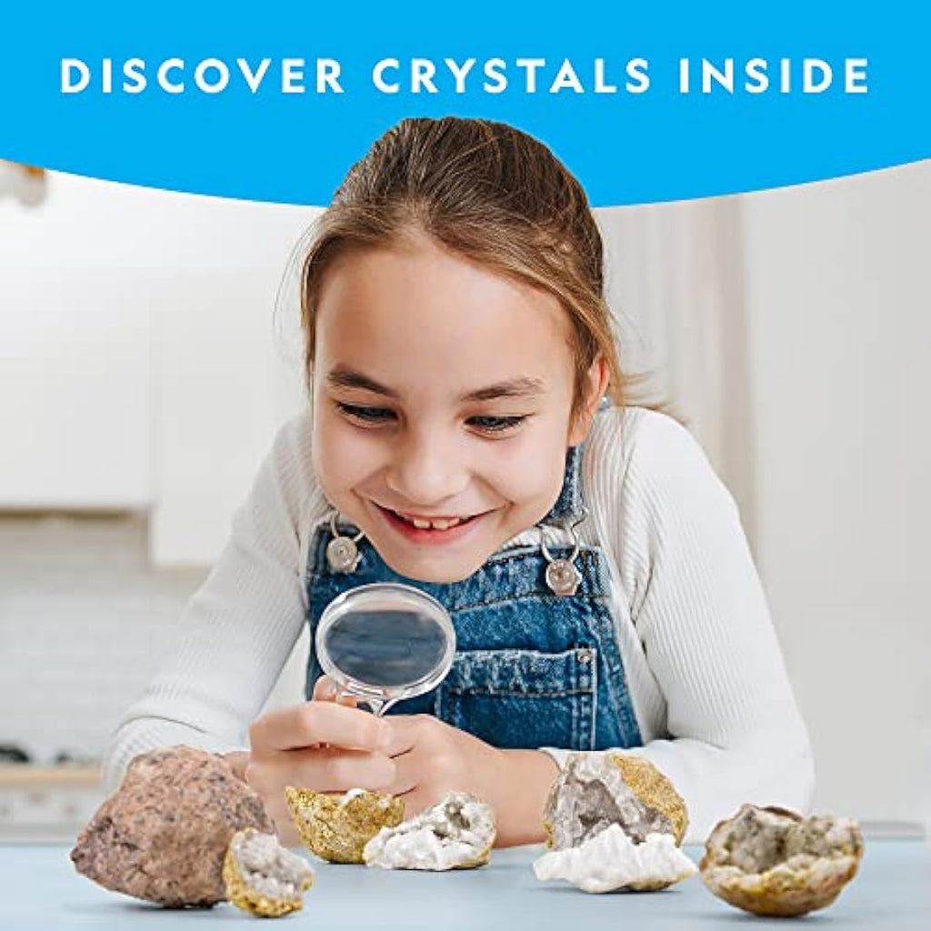 National Geographic 10 Premium Geodes STEM Science Kit with Goggles